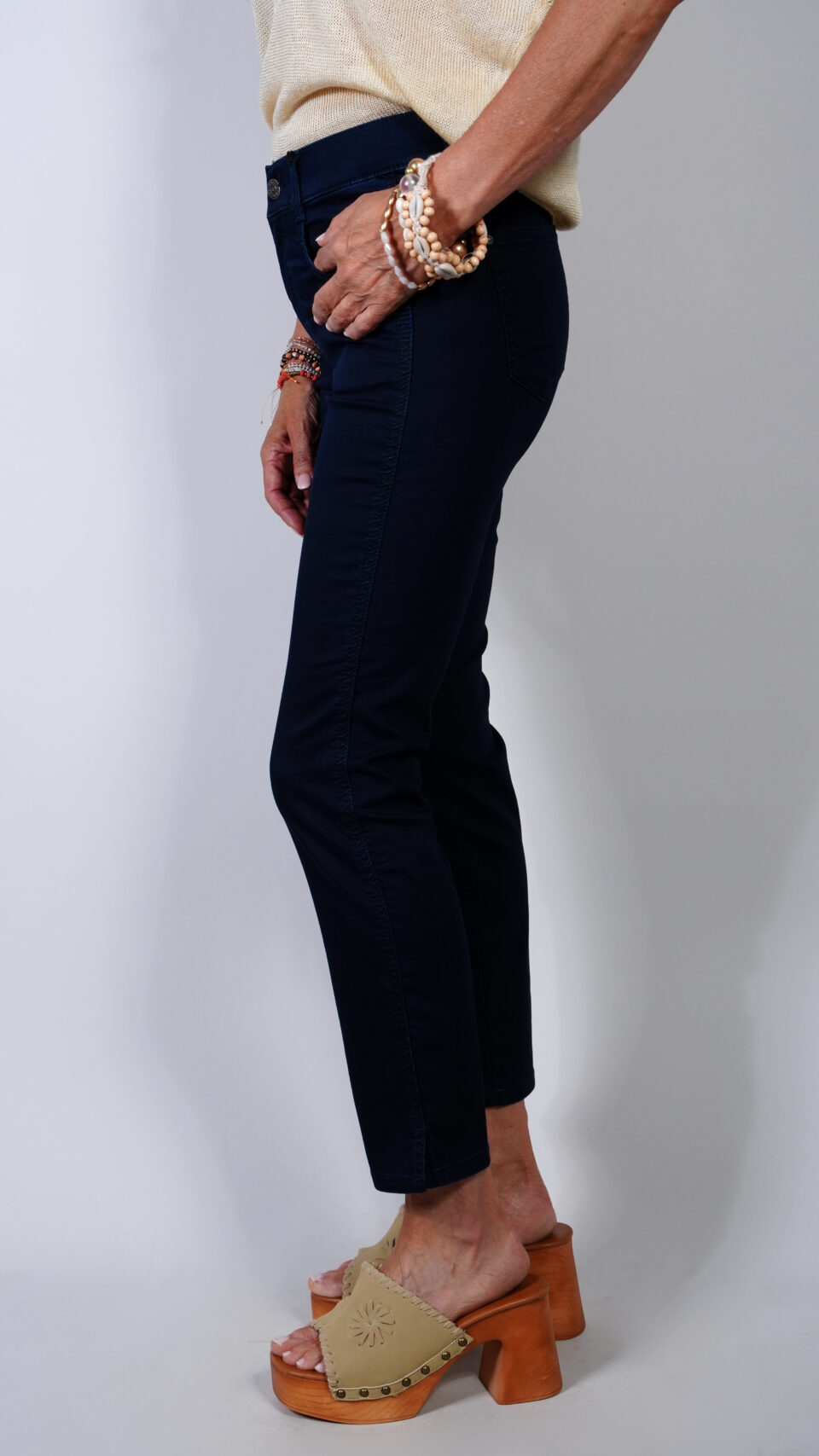 Jeans ANGELS CICI CROP SLIT