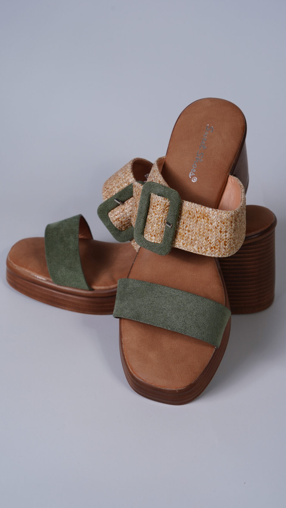 Sandale mit Blockabsatz