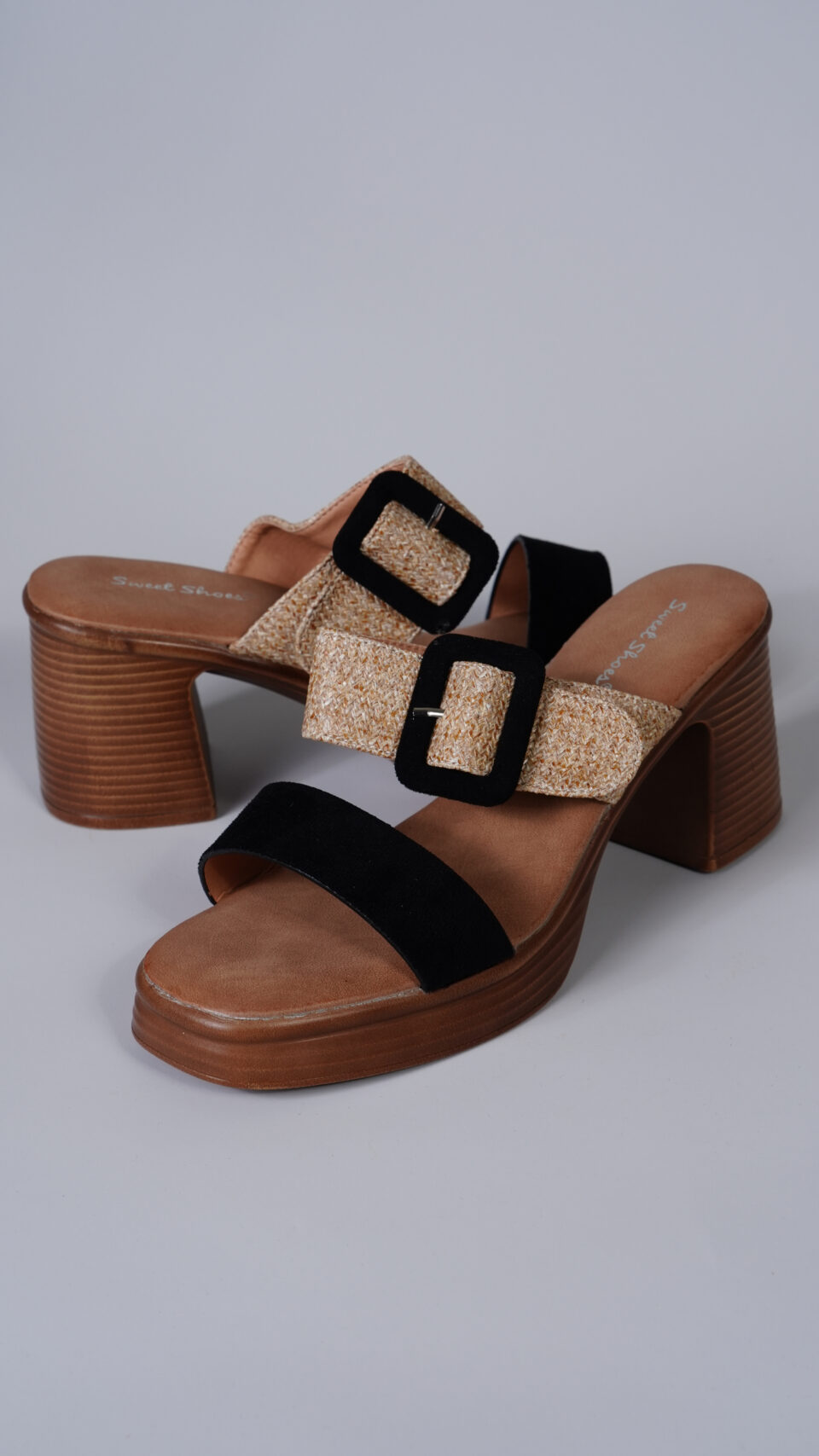 Sandale mit Blockabsatz